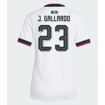 Billige Fotballdrakt Mexico Jesus Gallardo #23 Replika Bortedrakt Dame VM 2026 Kortermet